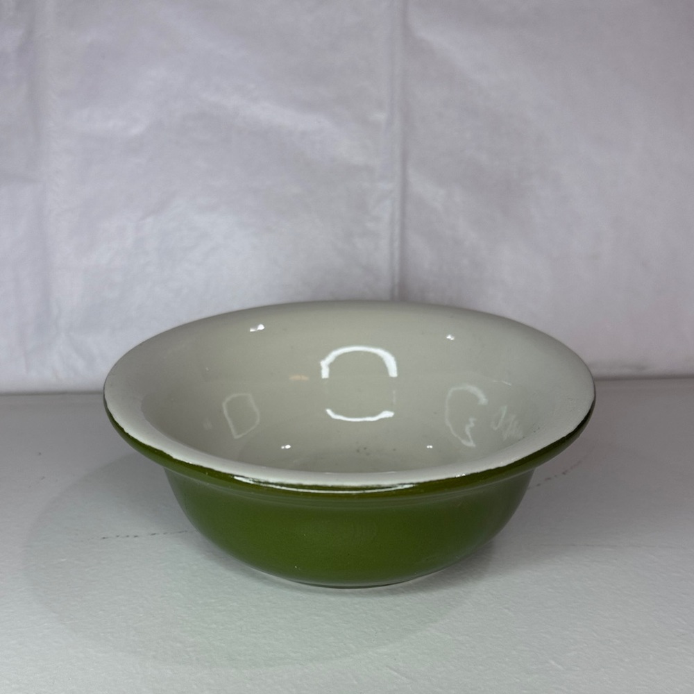 Vintage Hall USA #391 olive green pottery
